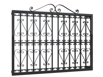 REJA SERIE ESTILO ANDALUZ 3D - FENCE 3D model