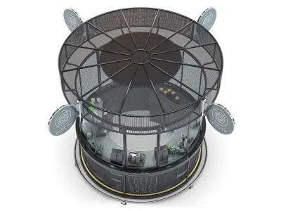 Coffee Shop 3D model