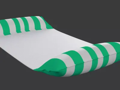 Inflatable Pool Float Low-poly 3D model