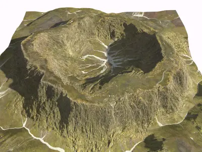 Mountain 001 3D model