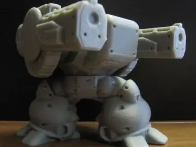 CHIBI-TECH SD - PYTHON VII GUNPOD          3D print model