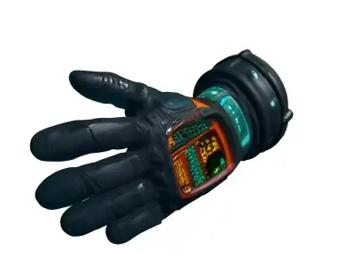 SciFi Futuristic Tactical Smart Glove Low-poly 3D model