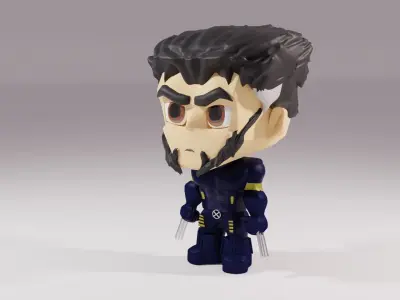 X Men - Wolverine 3D model