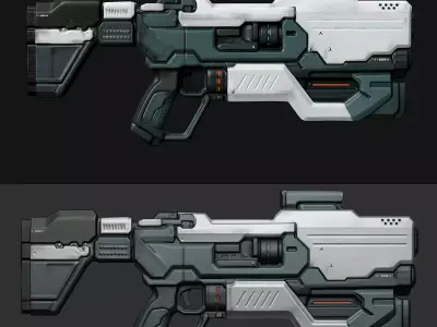 Gun Sci Fi  N022018 3D model