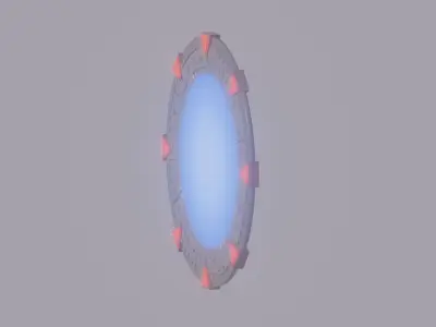 Stargate Low-poly 3D model