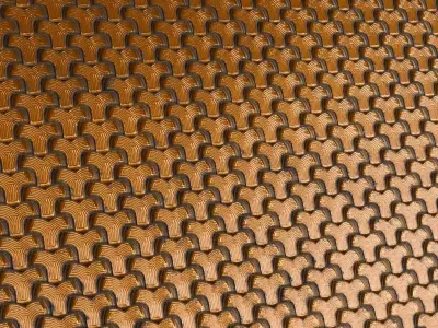 Rustic Brown Metal Sci-Fi PBR Seamless Texture