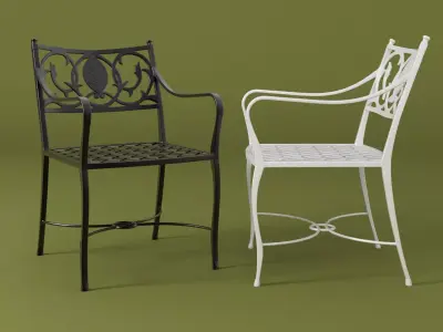 San Marino Armchair 3D model
