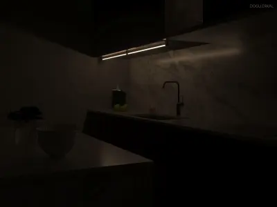 LIGHT KITCHEN DESIGN Free 3D model