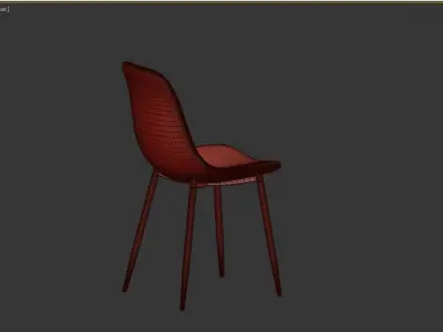 ACTONA WILMA DINING CHAIR 3D model