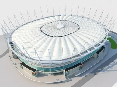 BC Place stadium 3D model
