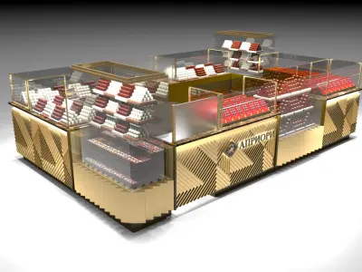 Chocolate Kiosk 3D model