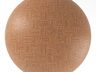 Parquet - Laminate - Wooden floor 4 in 1 3D model 42