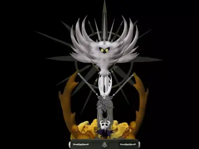 Diorama Hollow Knight a Radiancia 3D model