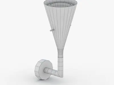 1468 - Bra Lamp Low-poly 3D model