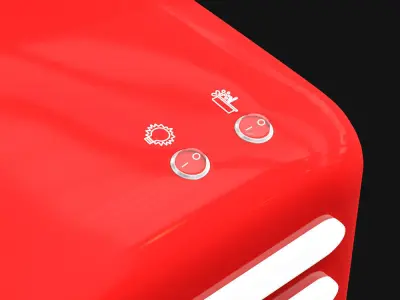 Nostalgia Coca Cola Ounce Kettle Popcorn Maker 3D model