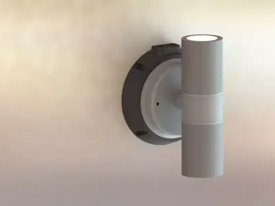 Exterior light fixture 3D print model