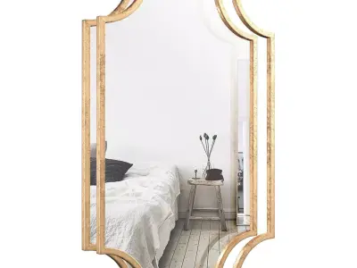 Vansickle Metal Accent Wall Mirror WRLO6197 3D model