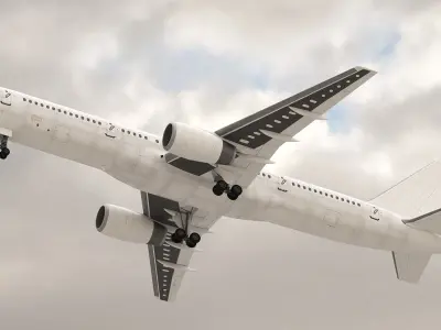  Boeing 757-200 with Cockpit Rigged 