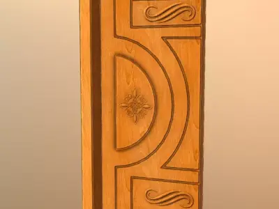 Door 007 Low-poly 3D model