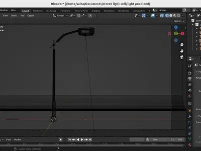 Street Light  3D model purchase