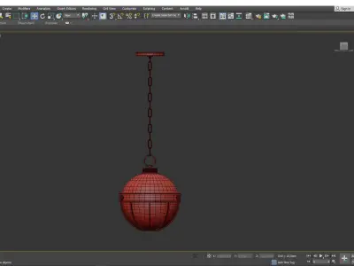 Sumner 1 Light Pendant Light Low-poly 3D model