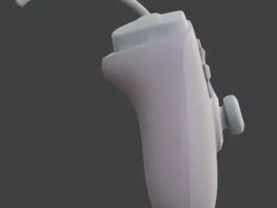 Kawaii Pastel Pro Gaming Controller 3D Model Low-poly 3D model