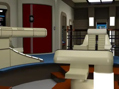 Starship Bridge XT for DAZ Studio 3D model