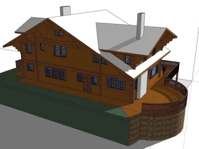 Creative Design-Holiday Cabin-0103 3D model