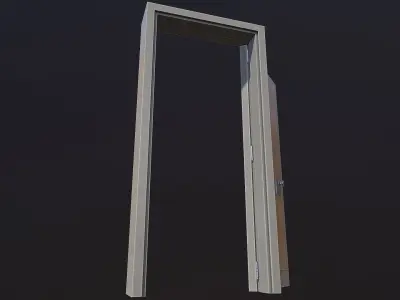 Office Door Low-poly 3D model buy