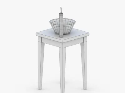 1591 - Sink Low-poly 3D model