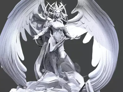 Fallen Angel Queen  3D model