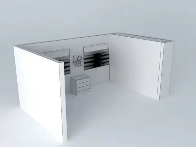 Home office Free 3D model