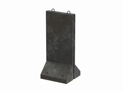 Concrete Wall Panel 3D model