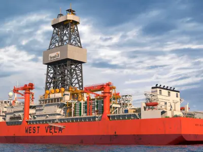  WEST VELA Drilling Ship 