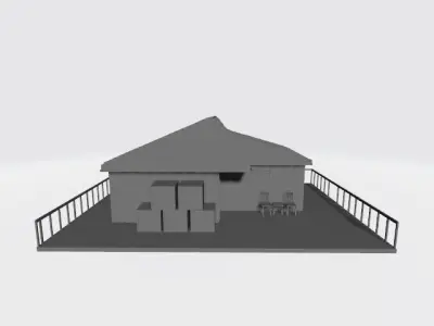 House Low-poly 3D model 50