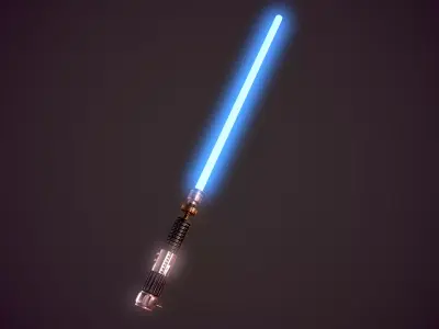 Star Wars Obi-Wan Kenobi - Lightsaber Blue 3D model