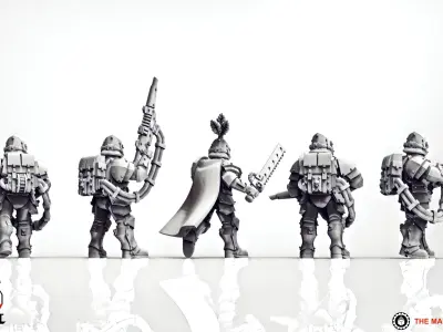 Feudal Guard - Elite infantry 3D print model
