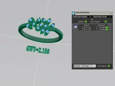 FASION RING 3D model 30