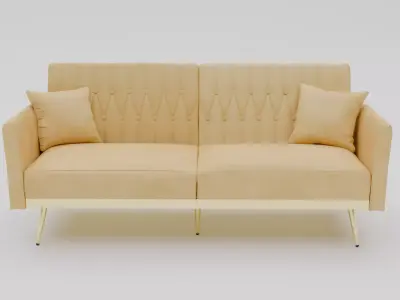 Modern Sofa Low-poly 3D model
