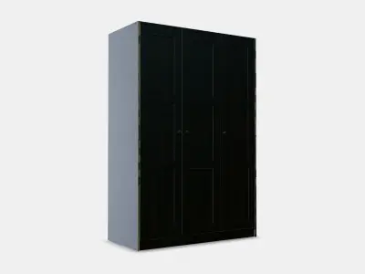 RAKKESTAD Wardrobe with 3 doors 3D model