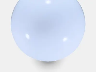 Wood-free LED light source E14 470 lumen Low-poly 3D model