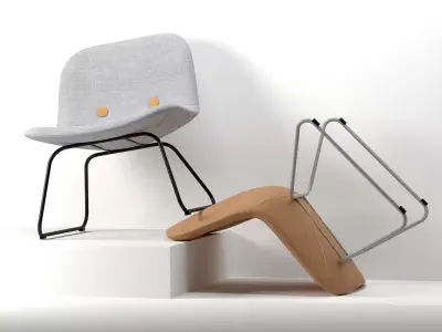 Eyes Lounge EJ 3-M 3D model