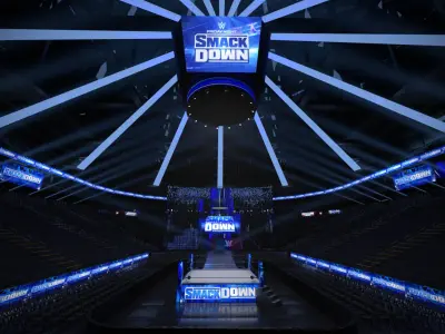 WWE Stadium Low-poly 3D model