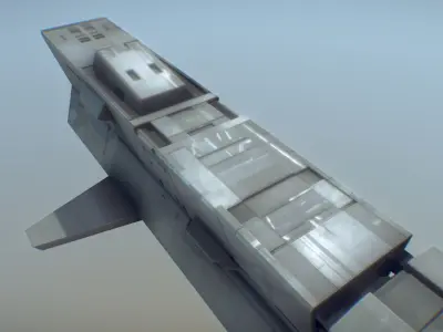 spaceship m01 3D model