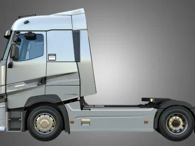 T520 - High Range Truck - Single Axle - Standard Version 3D model