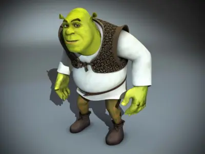 SHREK std mat 3D model