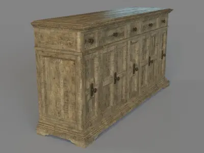 Dining Room La Grange Holman Buffet 3D model