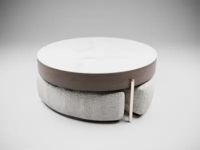 Coffee Table Round  3D model