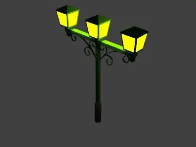 Street Lamp 2 3D model get