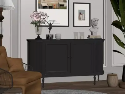 French retro 3D model